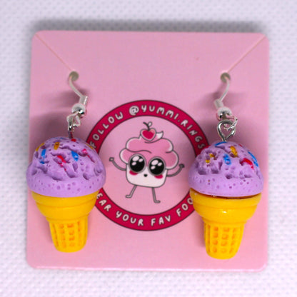 ice cream earrings